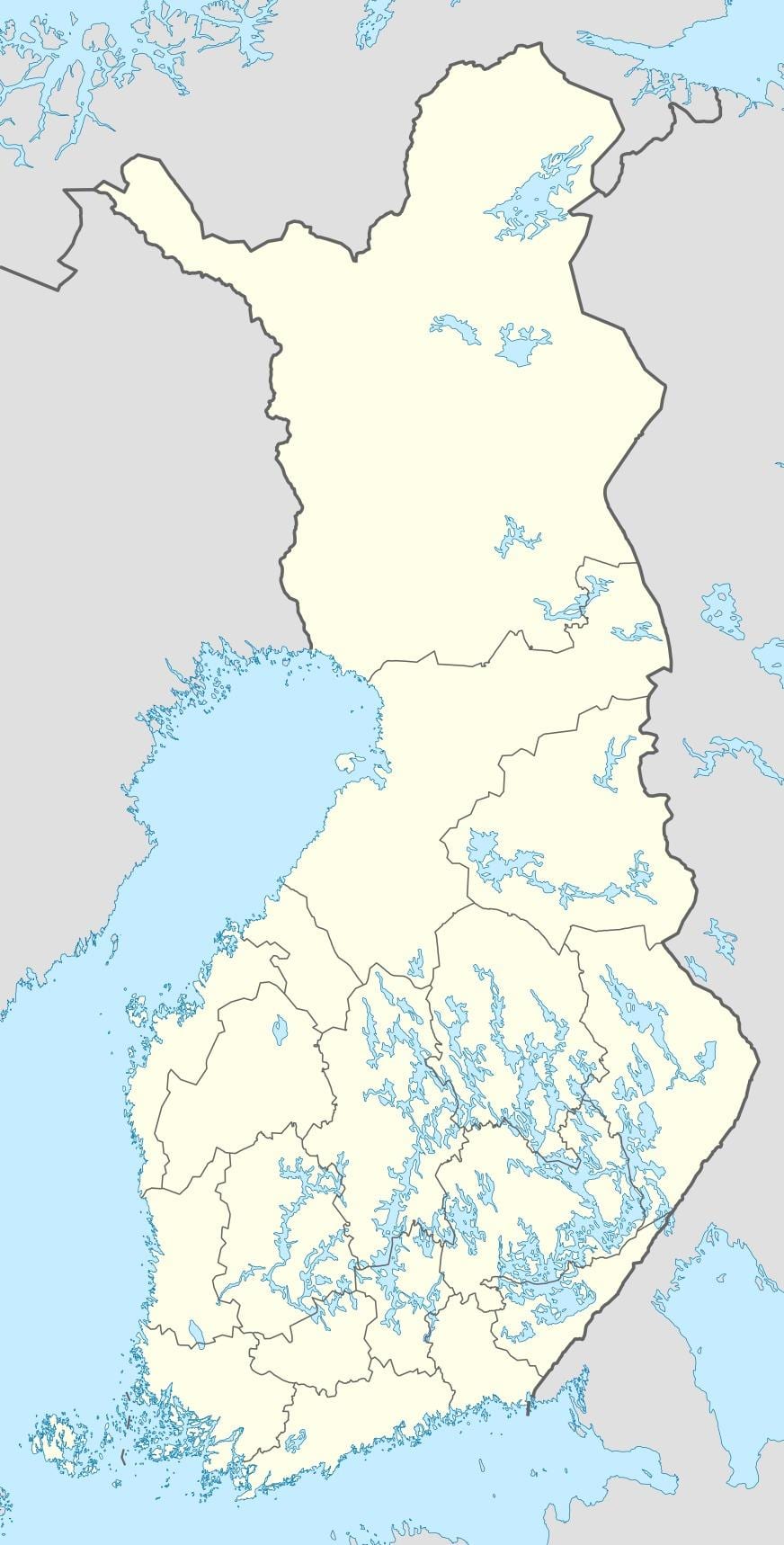 핀란드 지도 위치