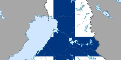 핀란드 국기 지도